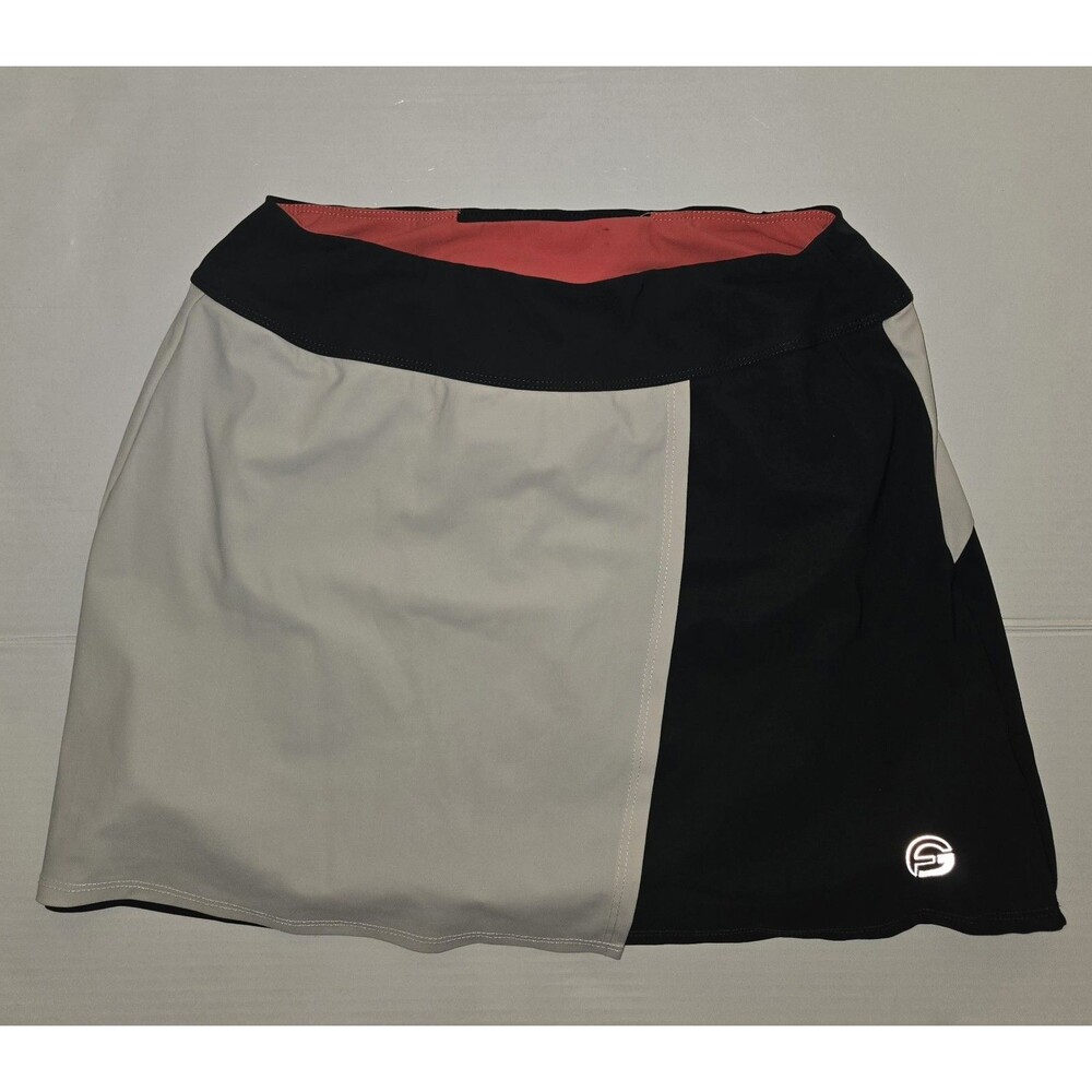 Foray Golf Women's Colorblock Golf Skort S Black White Pink Stretch Logo
